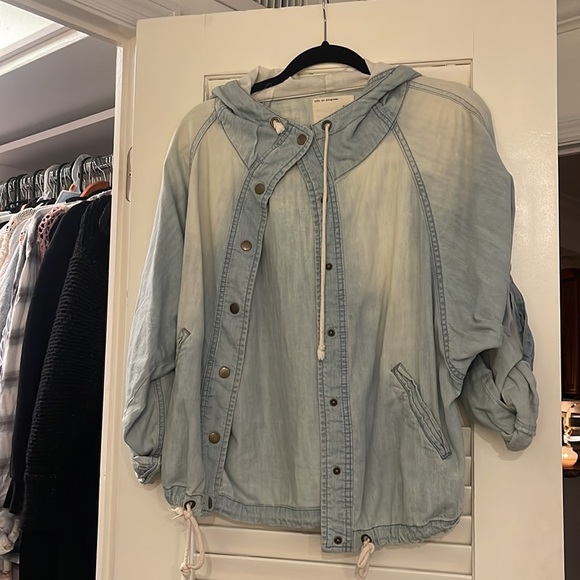 3/ $30 Denim Hoodie - Picture 4 of 4